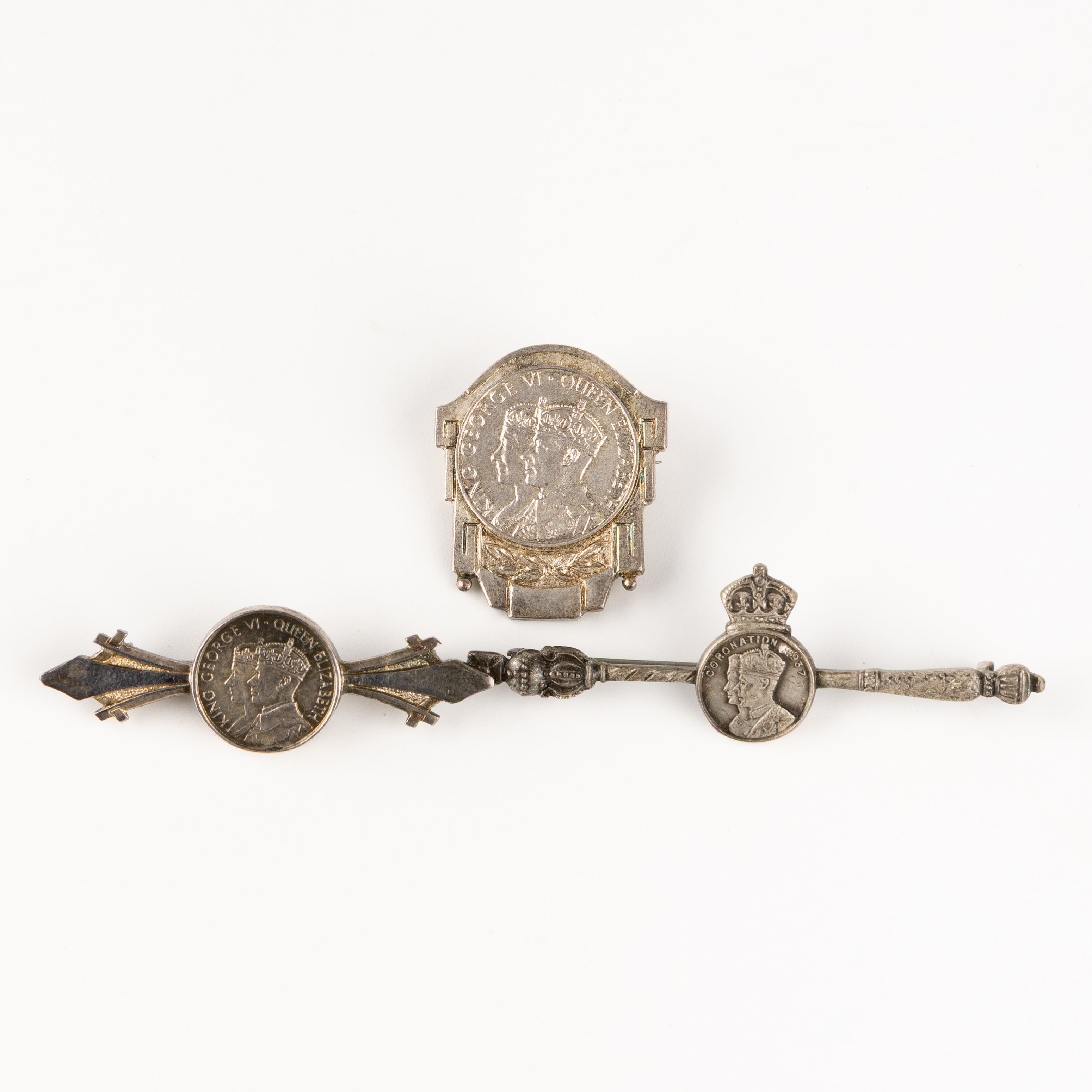 Great Britain, George VI, Coronation Badges, 1937, EF