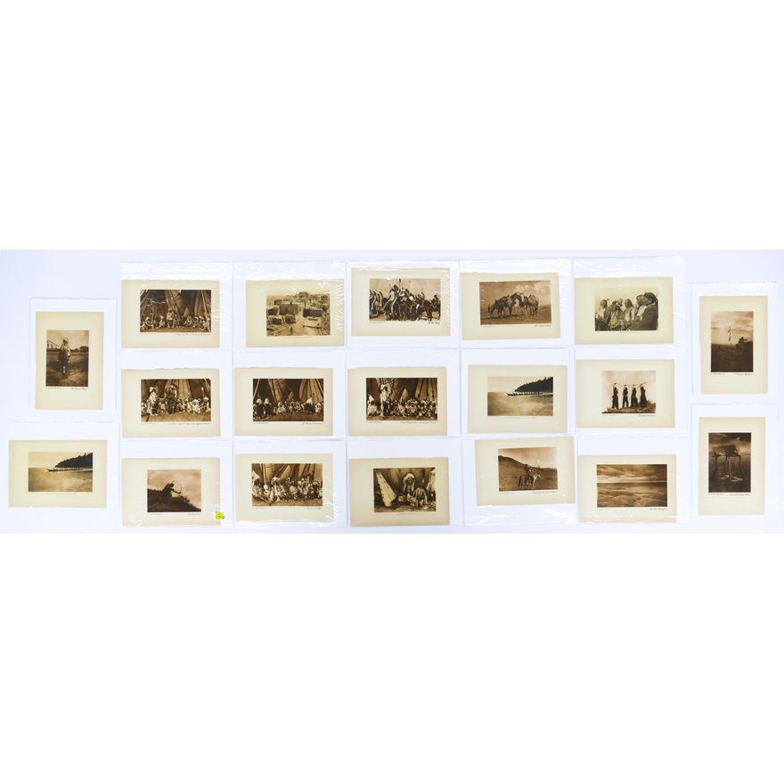 19pc Rodman Wanamaker Indian Photogravures