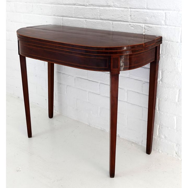 MAHOGANY CARD TABLE