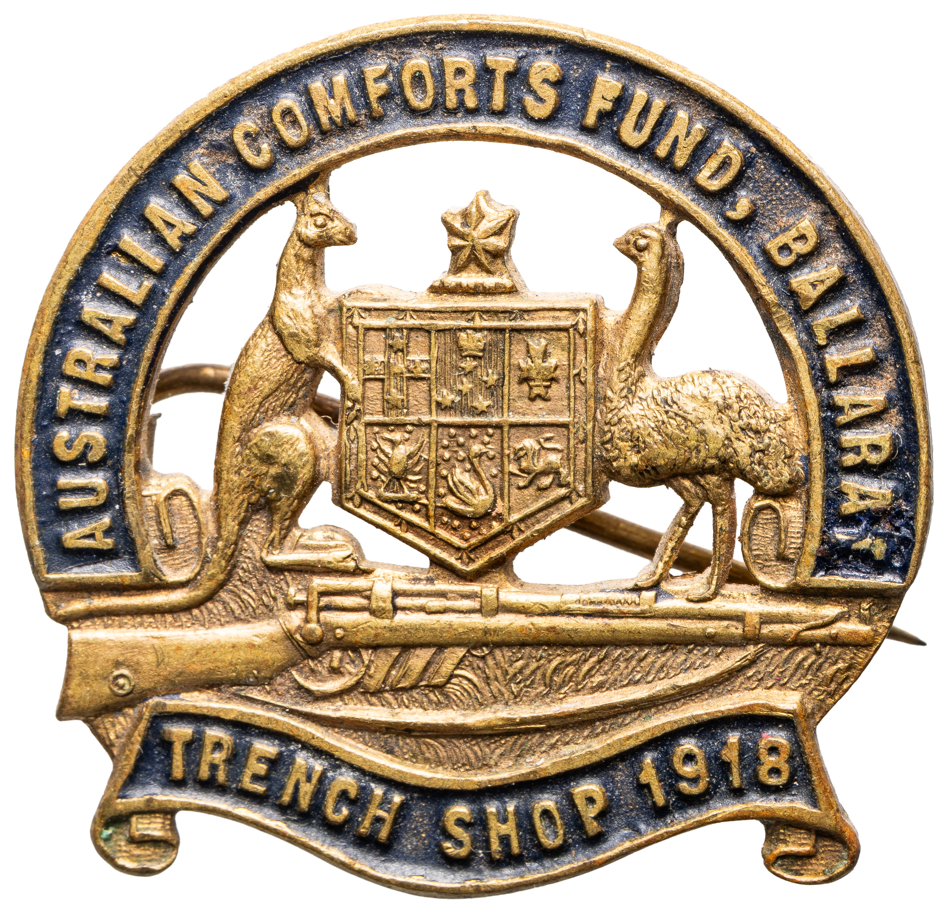 Australian Comforts Fund Ballarat - Trench Shop, 1918, gVF