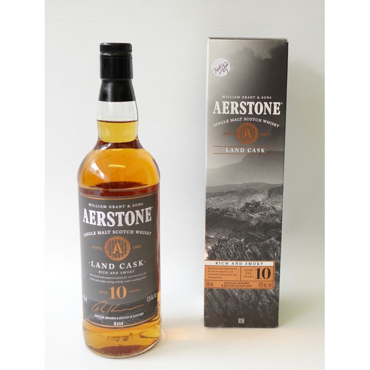 WILLIAM GRANT & SONS AERSTONE LAND CASK SINGLE MALT 10 YEAR OLD WHISKY