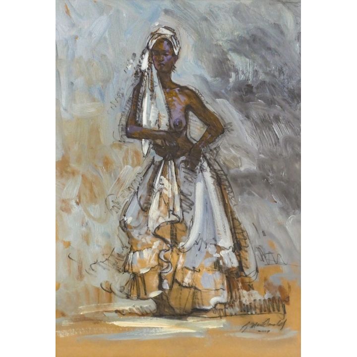 Richard MacDonald ''African Beauty'' 2004 Oil