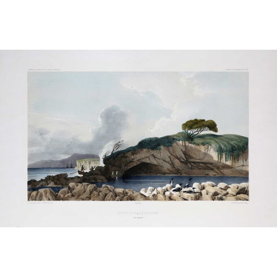 BRETON LOUIS LE. - Grotte sur L'lle Enderby [Iles Auckland]