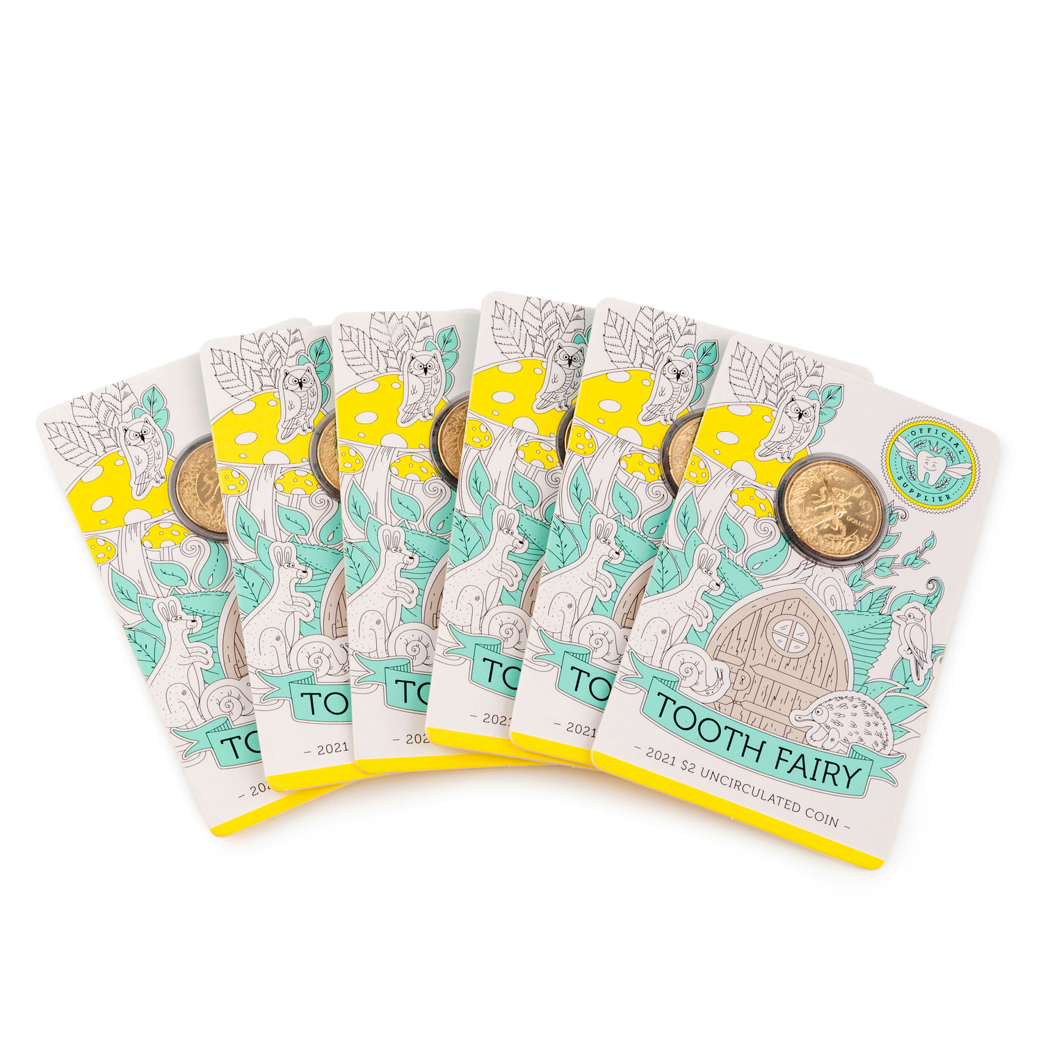 Elizabeth II, Tooth Fairy, Two Dollars, 2021, UNC
