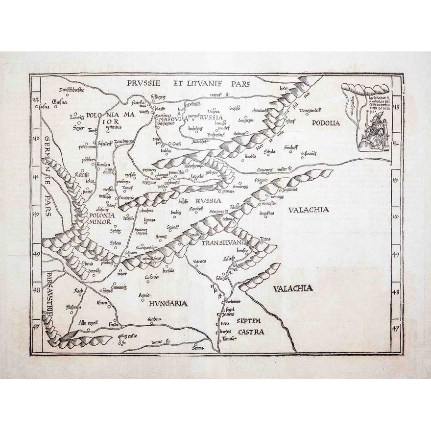 Lorenz Fries | Tabula Moderna Hungariae Poloniae Russiae…
