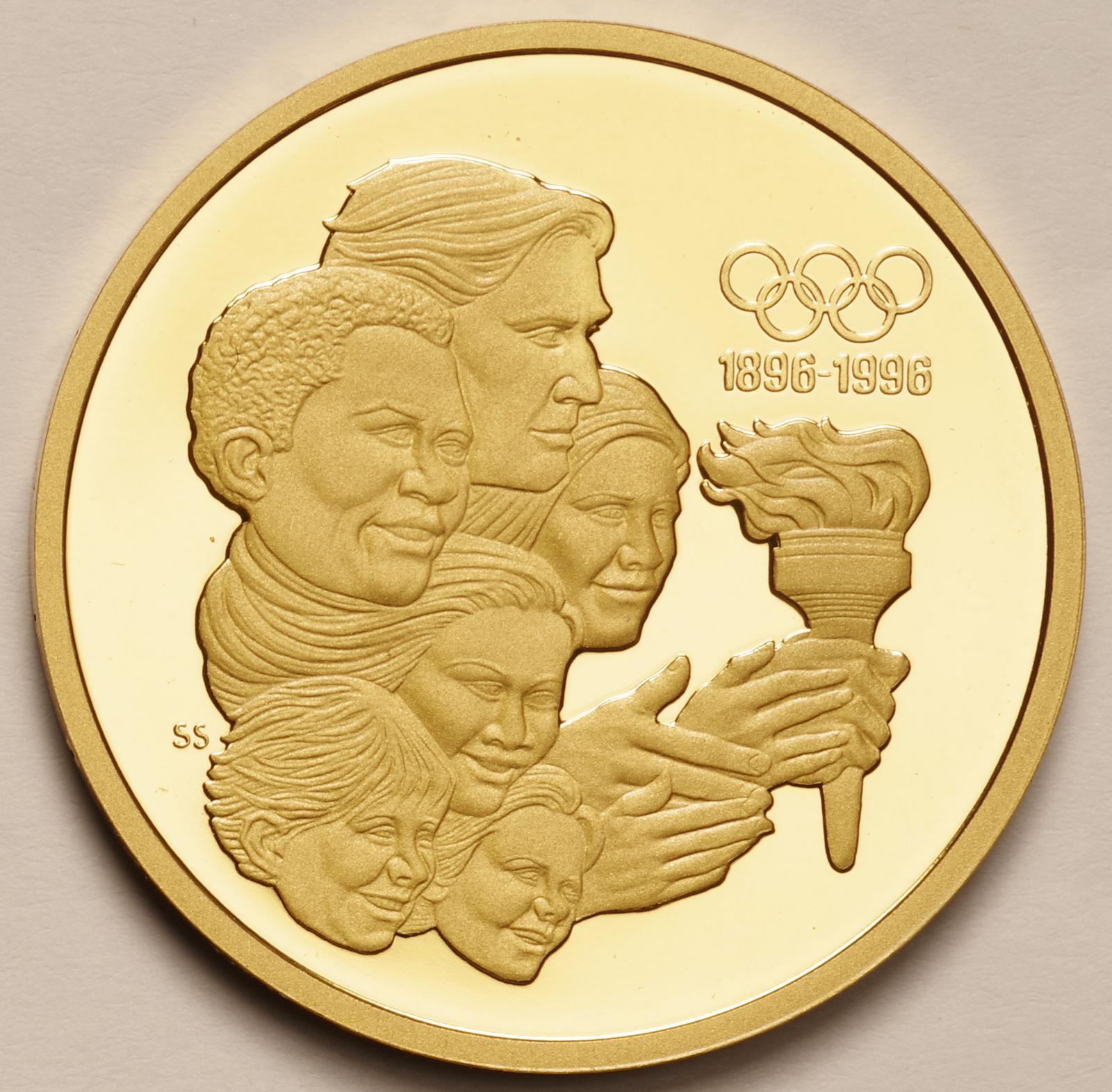 カナダ-Canada オリンピック100周年記念 -聖火受け渡し- 175ドル金貨 