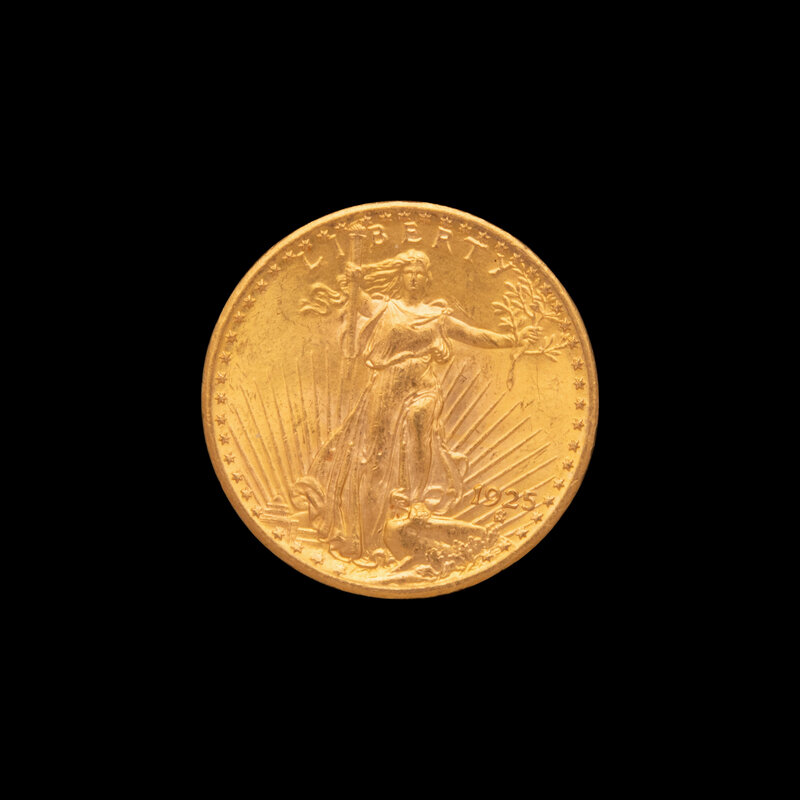 A 1925 Saint-Gaudens $20 Gold Coin