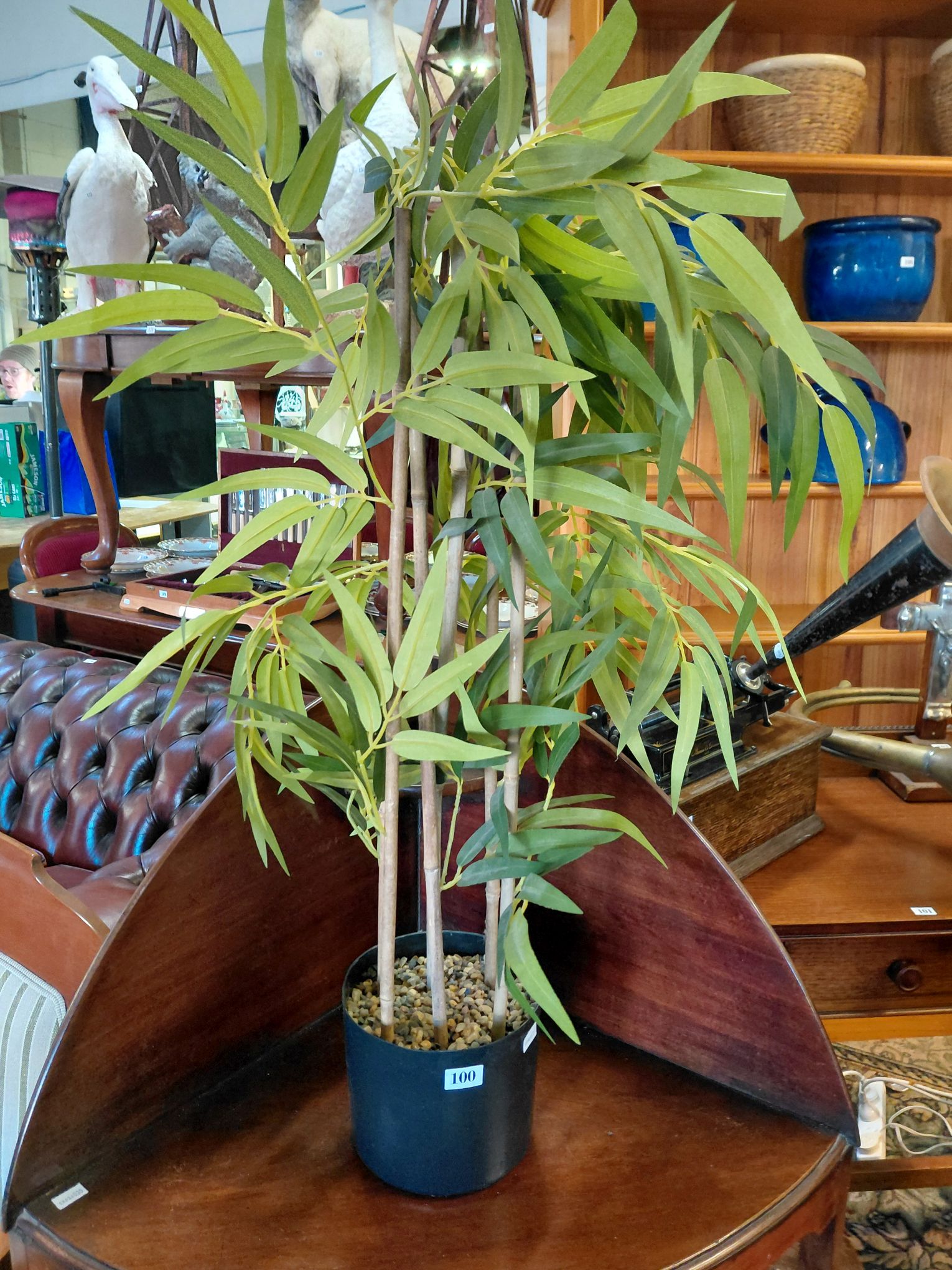 100 · FAUX BAMBOO PLANT