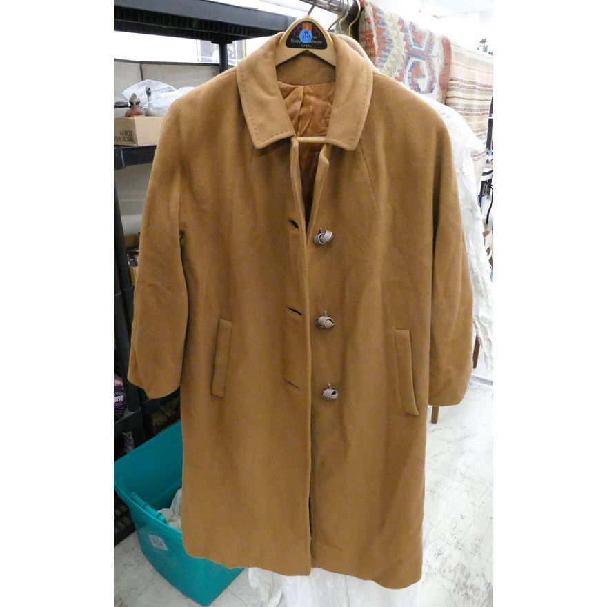 Vintage I.Magnin Brown Cashmere Long Jacket
