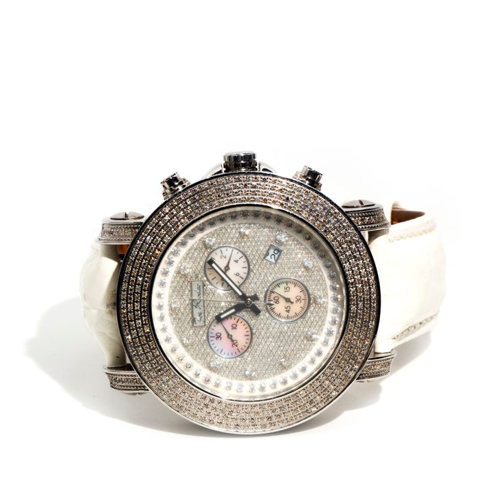 Joe Rodeo 49m Diamond Men's Junior Silver Watch  2020