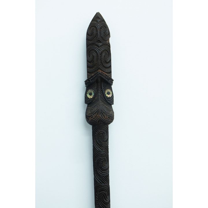 Taiaha - Fully finely carved fighting staff