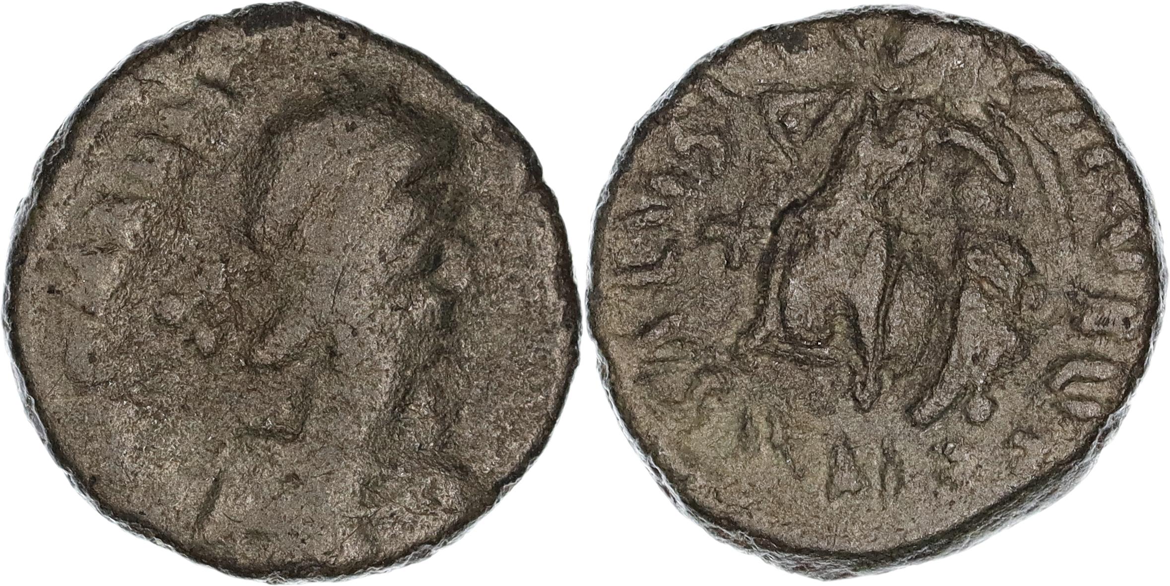 Roman Empire, Joannes, Æ, 423-425 AD, F-nF