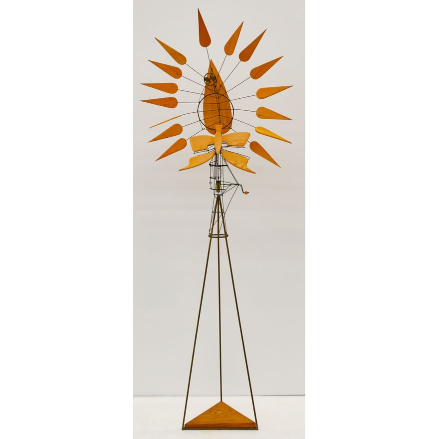 Joe Police ''Peacock Butterfly'' Kinetic Steel Sculpture