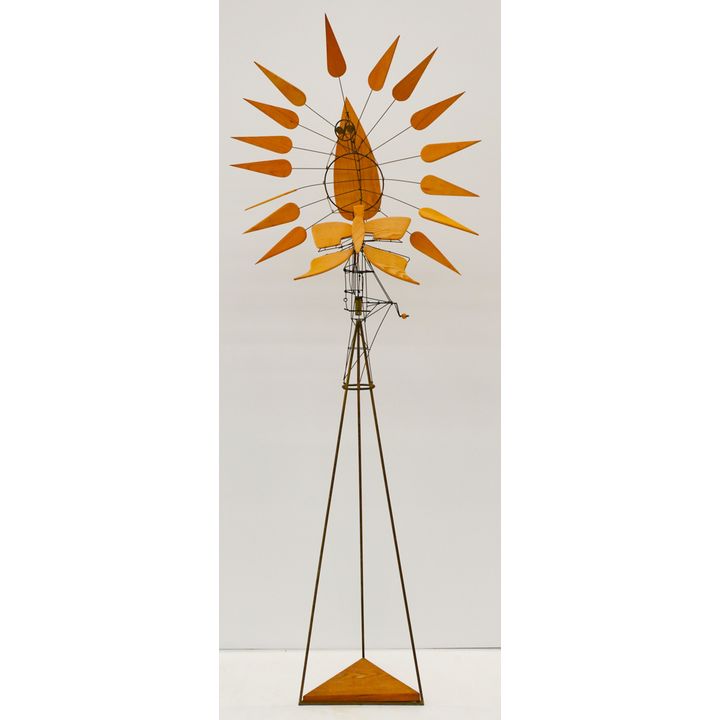 Joe Police ''Peacock Butterfly'' Kinetic Steel Sculpture