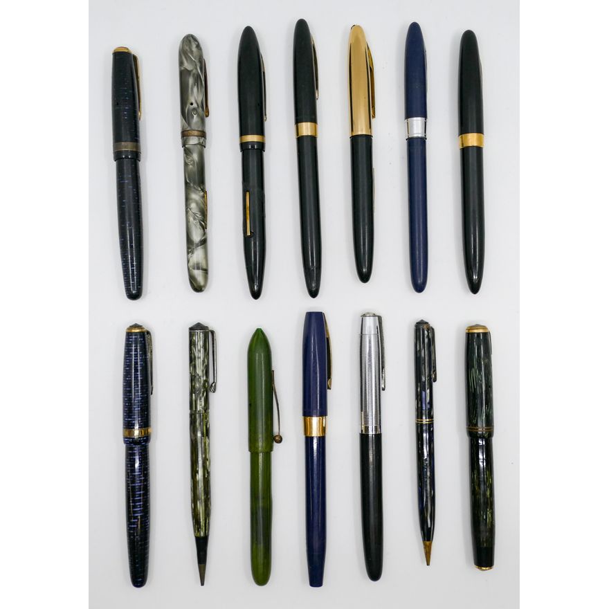 Box Vintage Parker Fountain Pens etc.