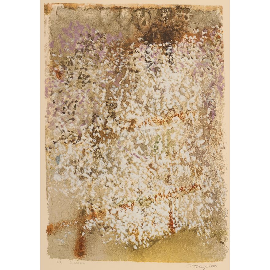 Mark Tobey ''Blossoming Moments'' 1971 Serigraph