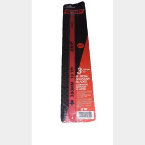 Grip - Metal Hacksaw Blades 300mm 12' (3 packs)