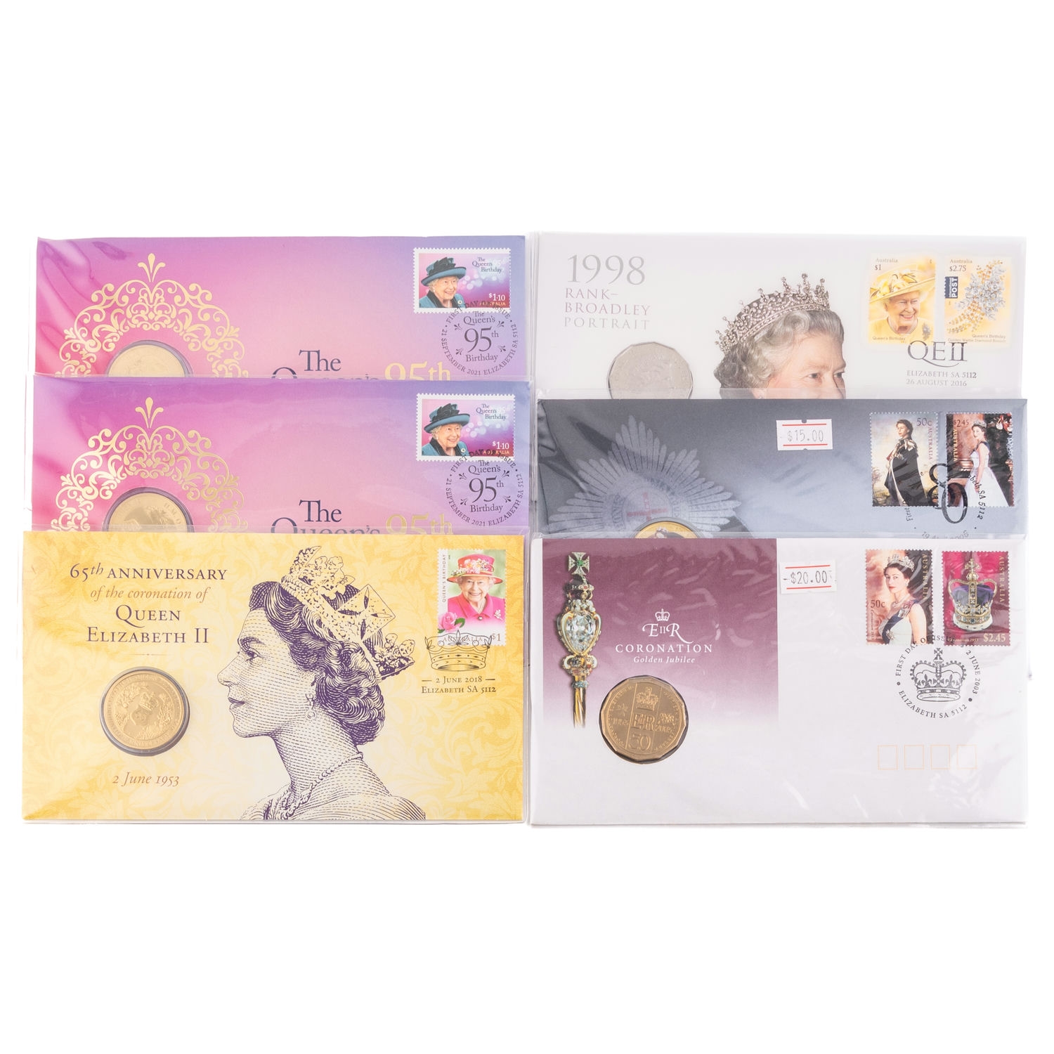 Elizabeth II, QEII, Accumulation, 2003 - 2021, UNC