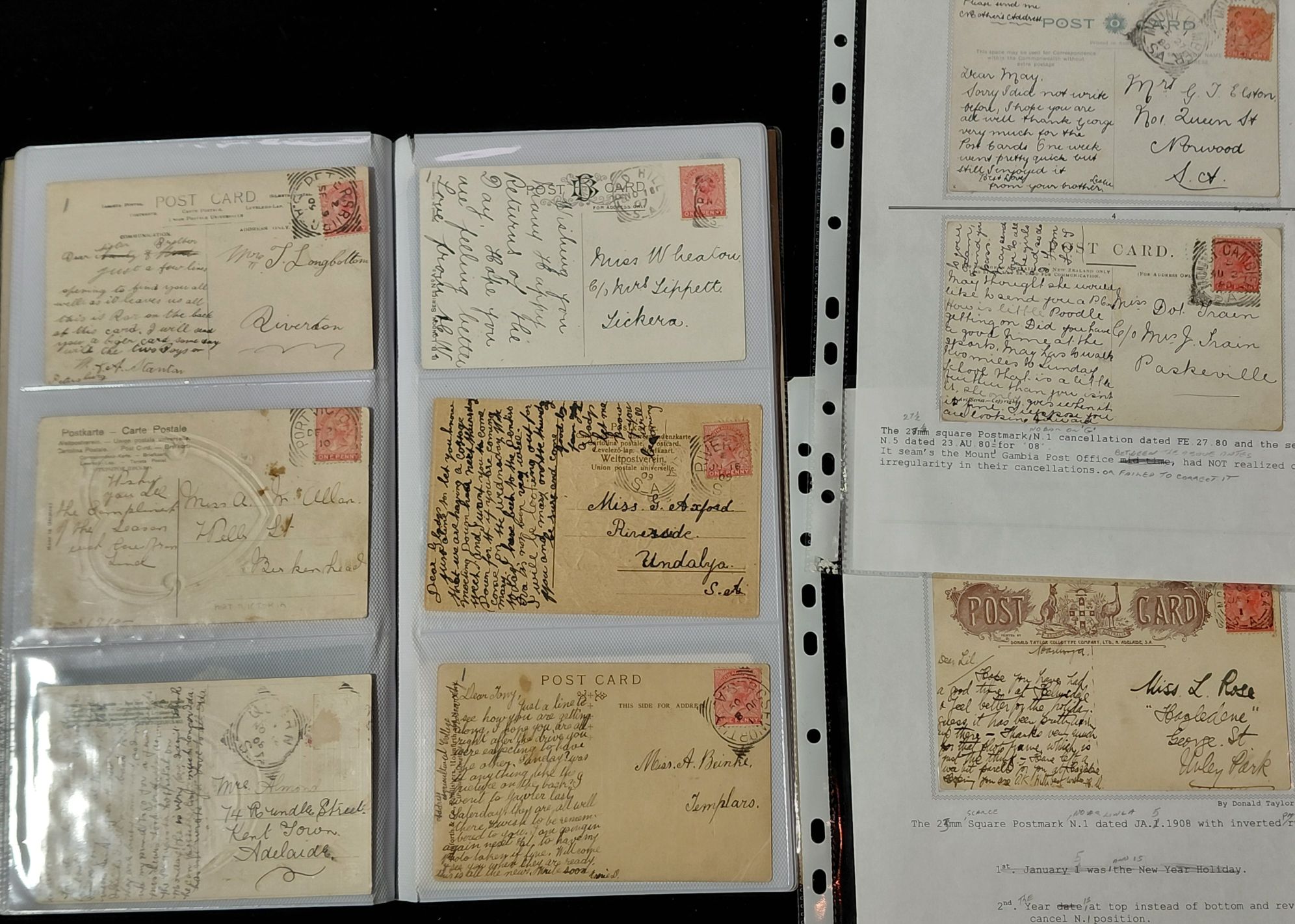 332 · POSTCARDS/POSTMARKS