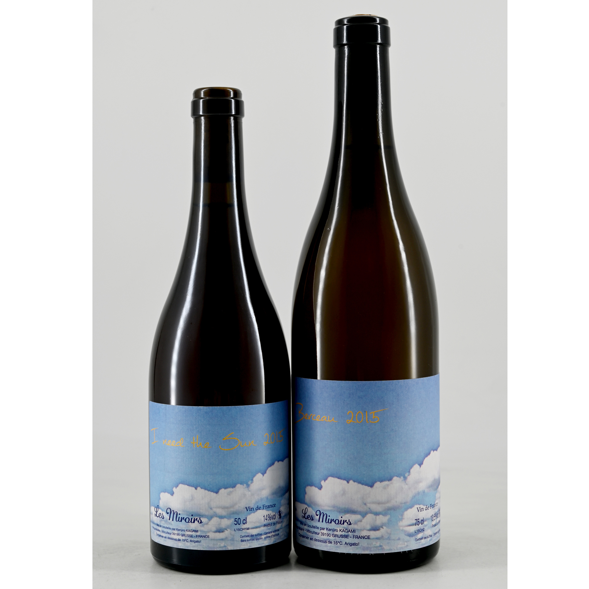 Domaine des Miroirs – I need the sun (500ml) & Berceau 2015 | TOPLOT