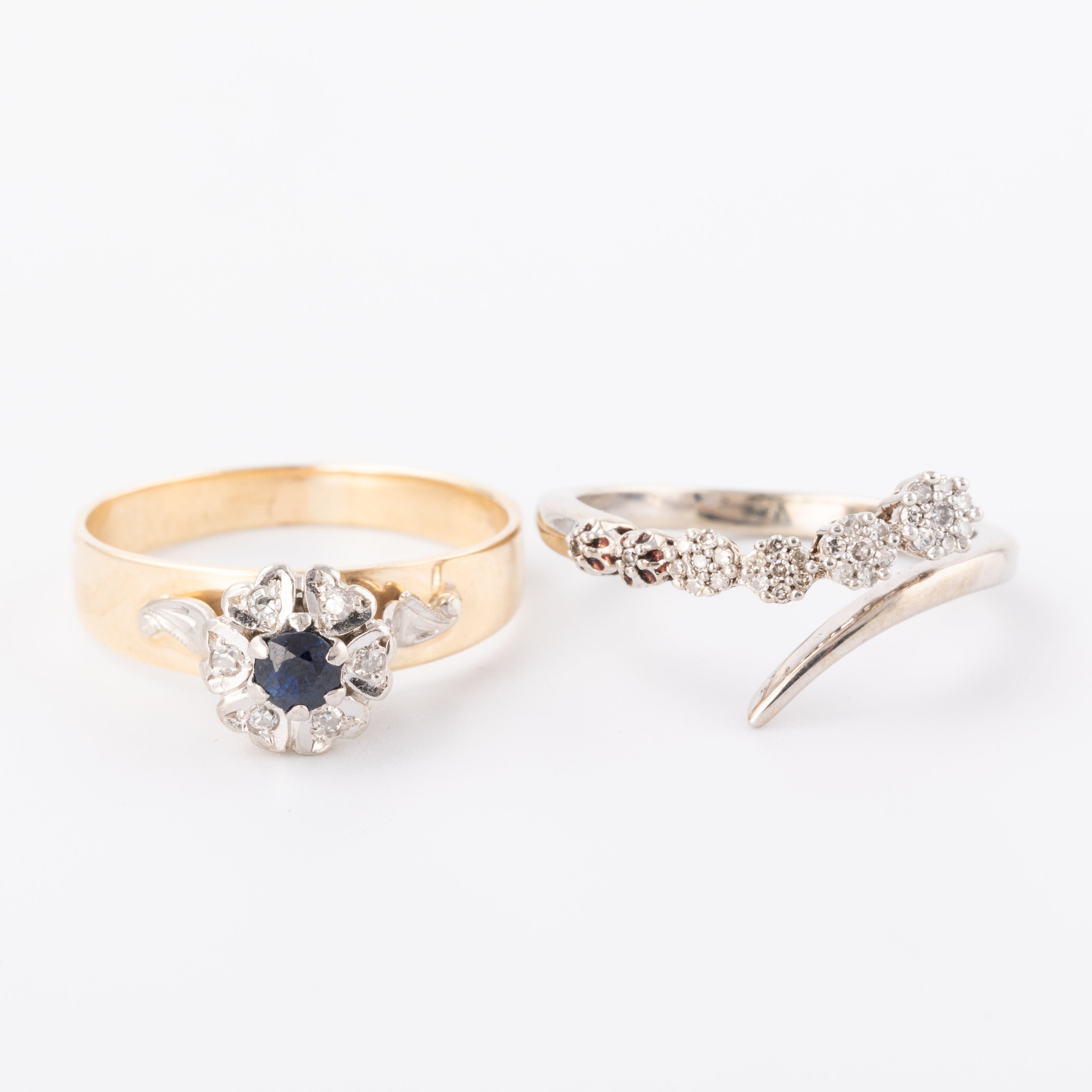 Two Rings 9ct & 10ct Gold