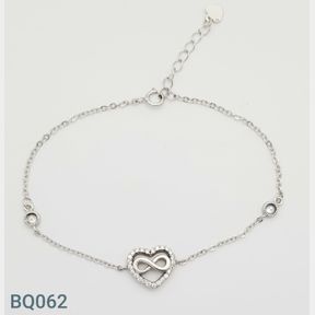 Sterling Silver Infinite Love Bracelet With Czs - 51533/333