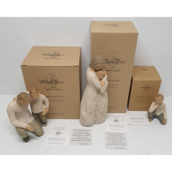 Willow Tree Ornaments (x3)