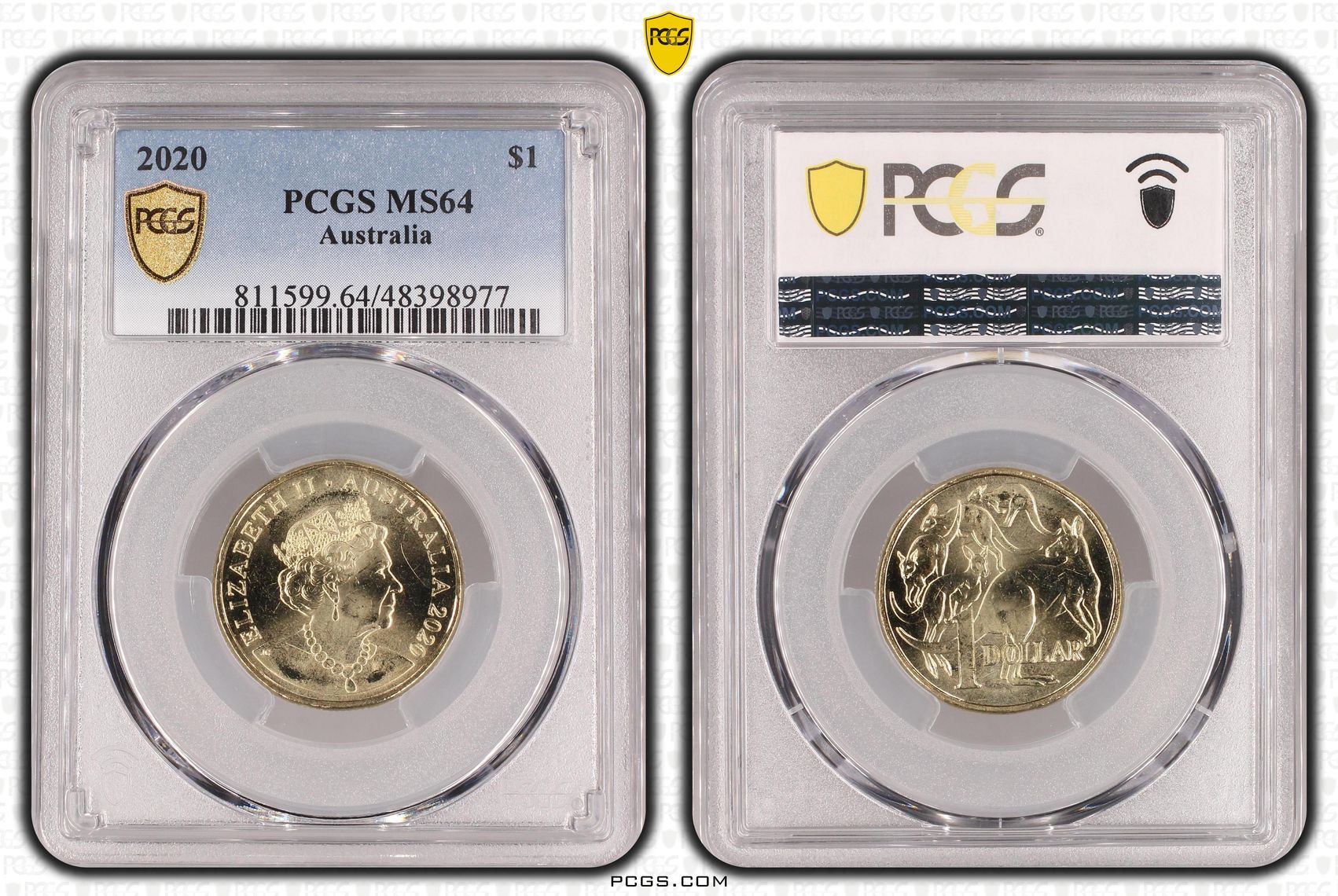 260 · Elizabeth II, One Dollar, 2020, PCGS MS64
