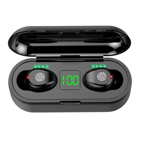 True Wireless Earphones 1600Mah Digital Charging Case