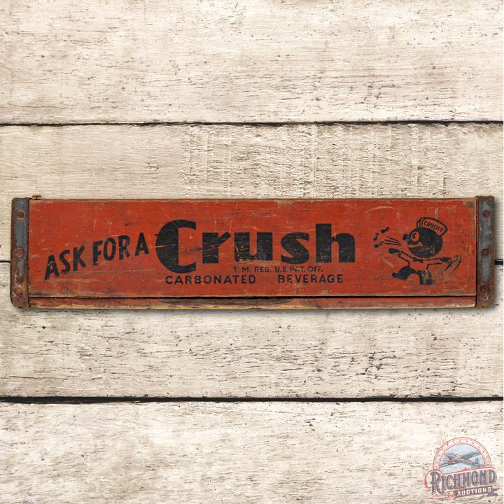 Orange Crush & Crushy Wood Bottle Carrier TAC 8