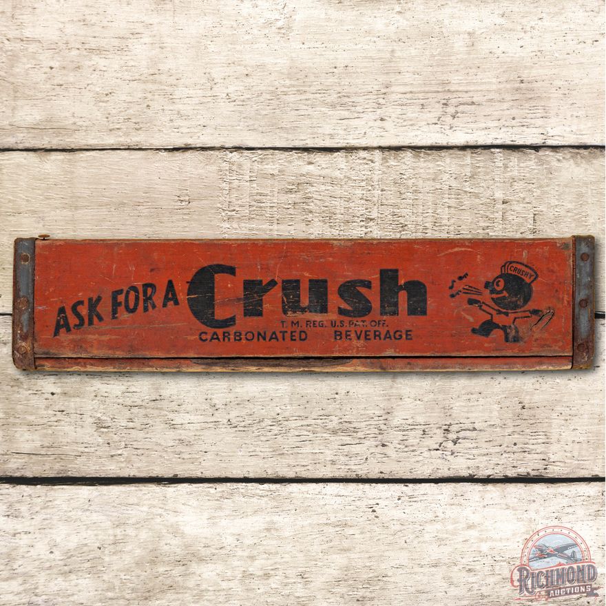 Orange Crush & Crushy Wood Bottle Carrier TAC 8