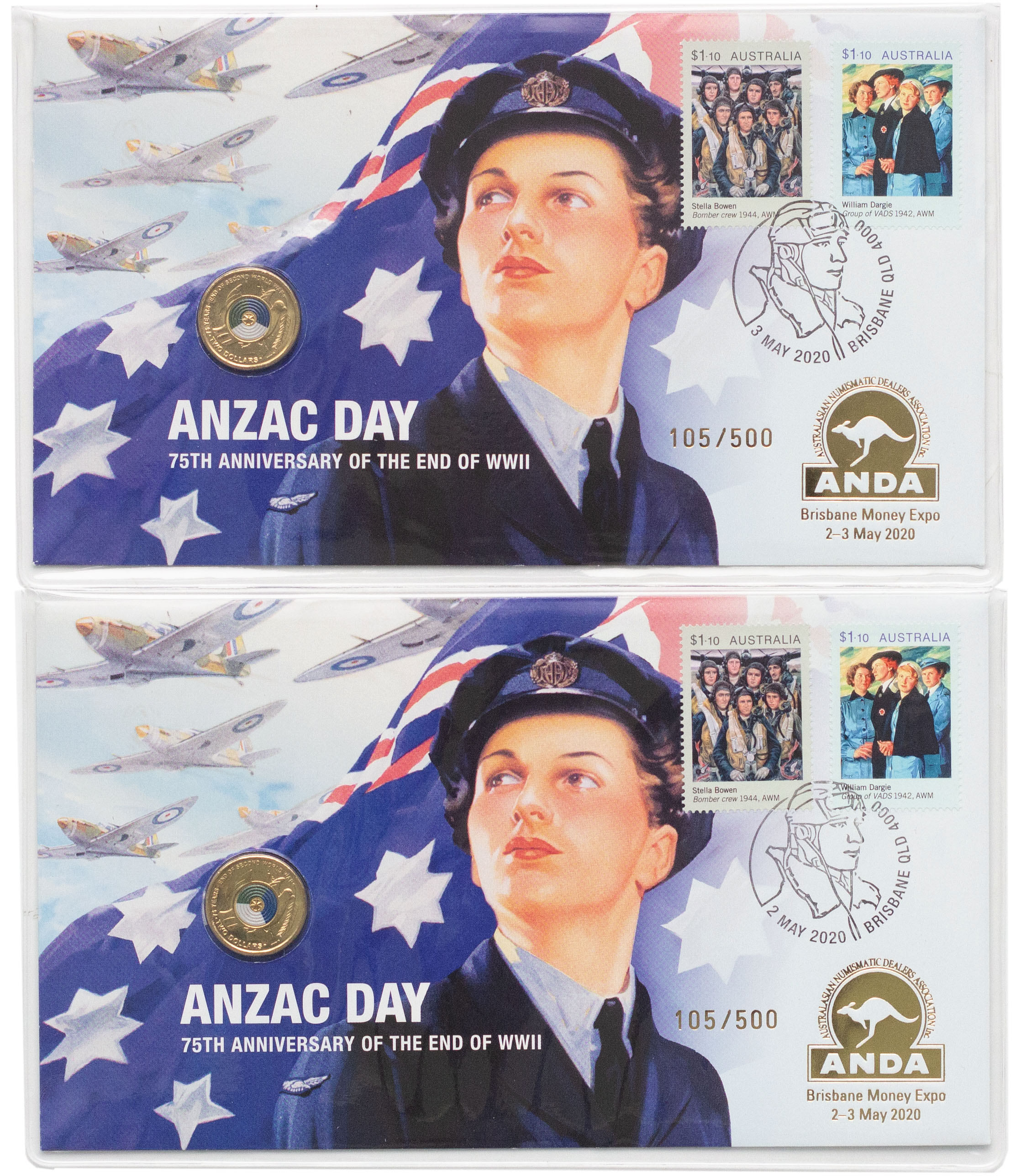 Elizabeth II, ANDA, Two Dollars, 2020, CHU