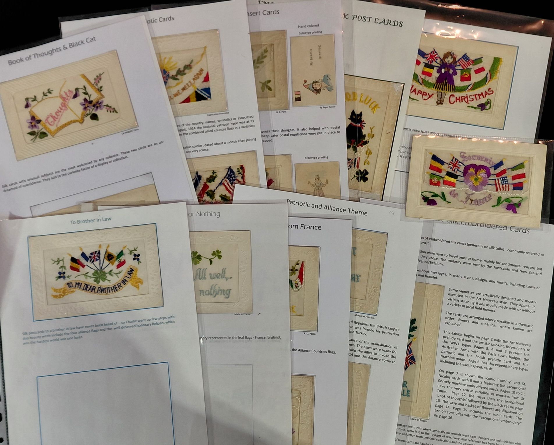 Silk Postcards - Patriotic