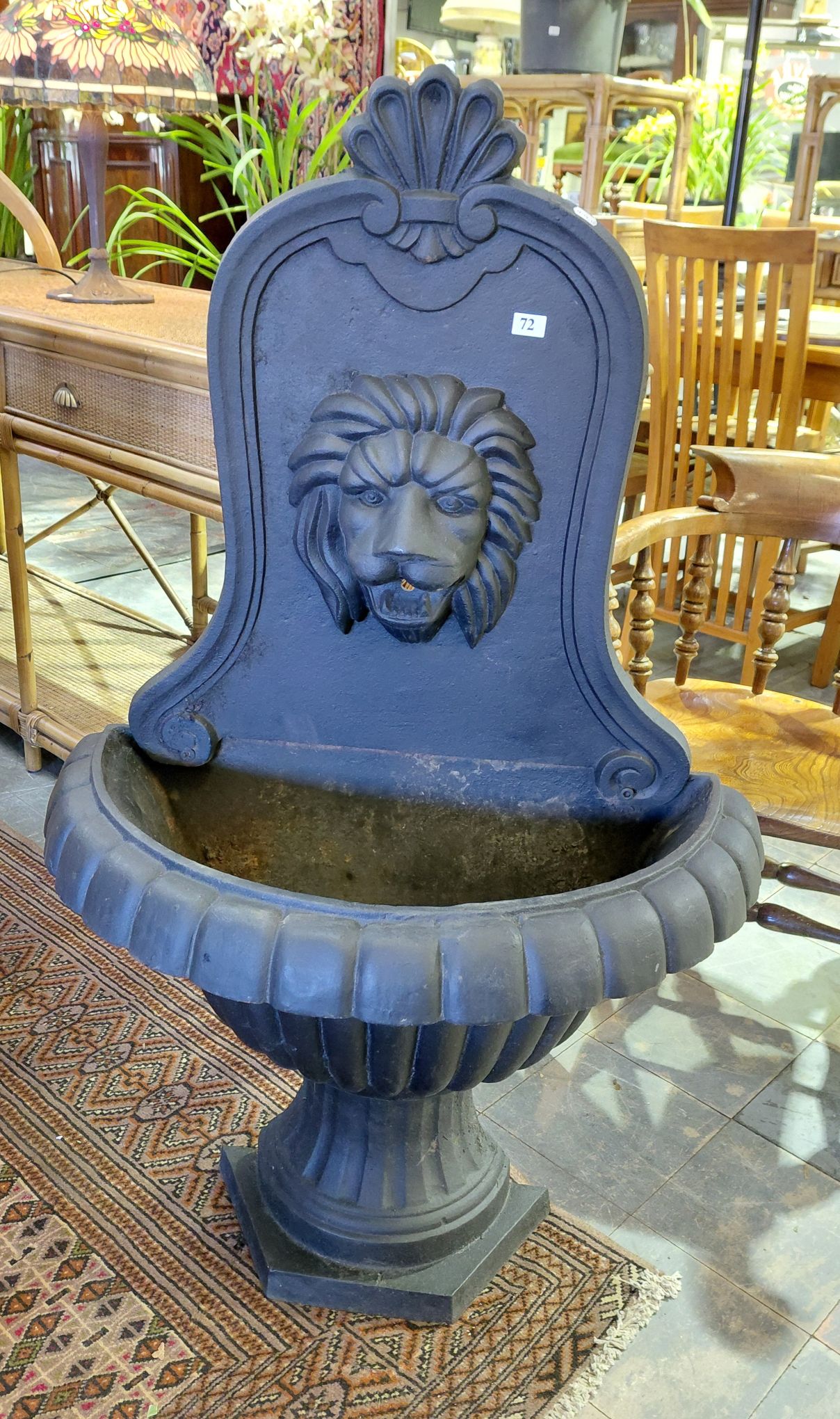 72 · FLOOR STANDING CAST IRON FOUNTAIN
