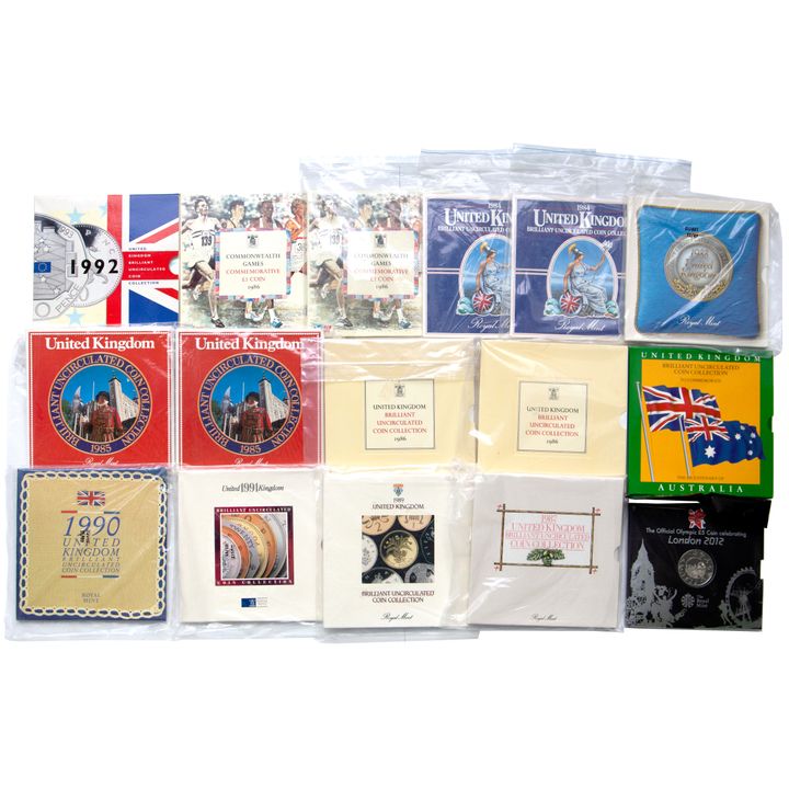 Great Britain, Mint Sets, 1984 - 1992, UNC