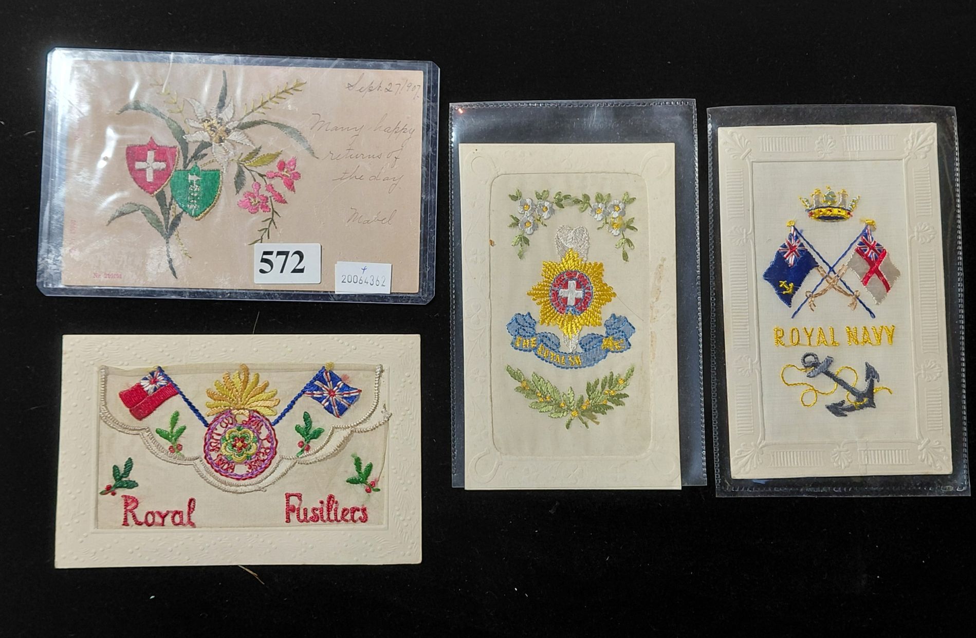 572 · SILK POSTCARDS
