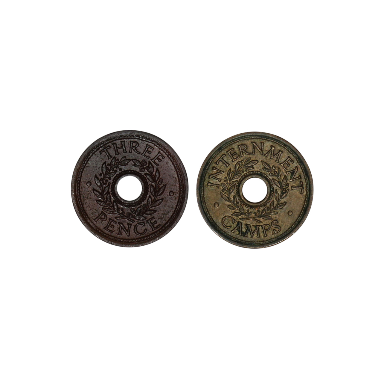 112. · Hay Internment Camp, Threepence, VF