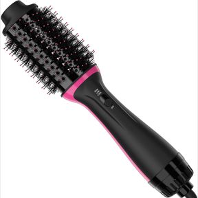 PLUS 2.0 PROFESSIONAL 4-IN-1 VOLUMIZING HAIR DRYER BRUSH - IONIC ANTI-FRIZZ BLOWOUT FOR DRYING, STRAIGHTENING AND STYLING