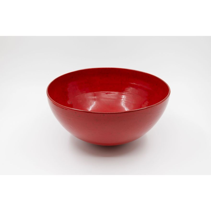 Len Castle - Hemispherical lava bowl