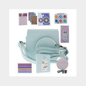 PowerUp Instax Mini 9 Camera Bag and Accessories Set - Light Blue - 51476/653