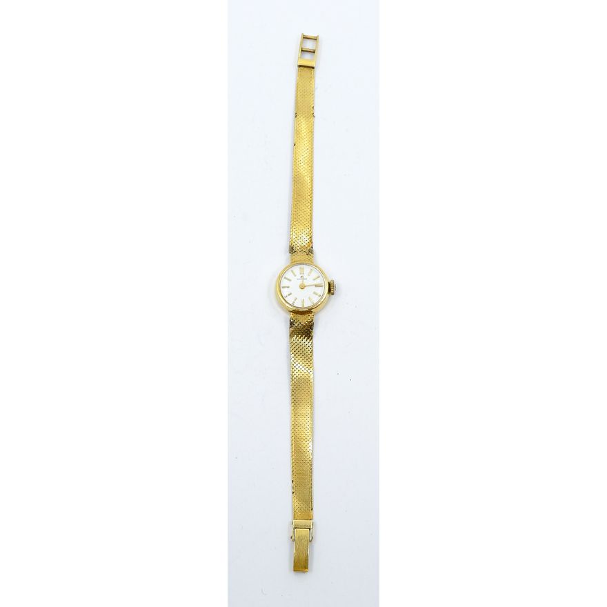 Women's 18k Bucherer Solid Gold Band Wristwatch - 18.1 Grams TW