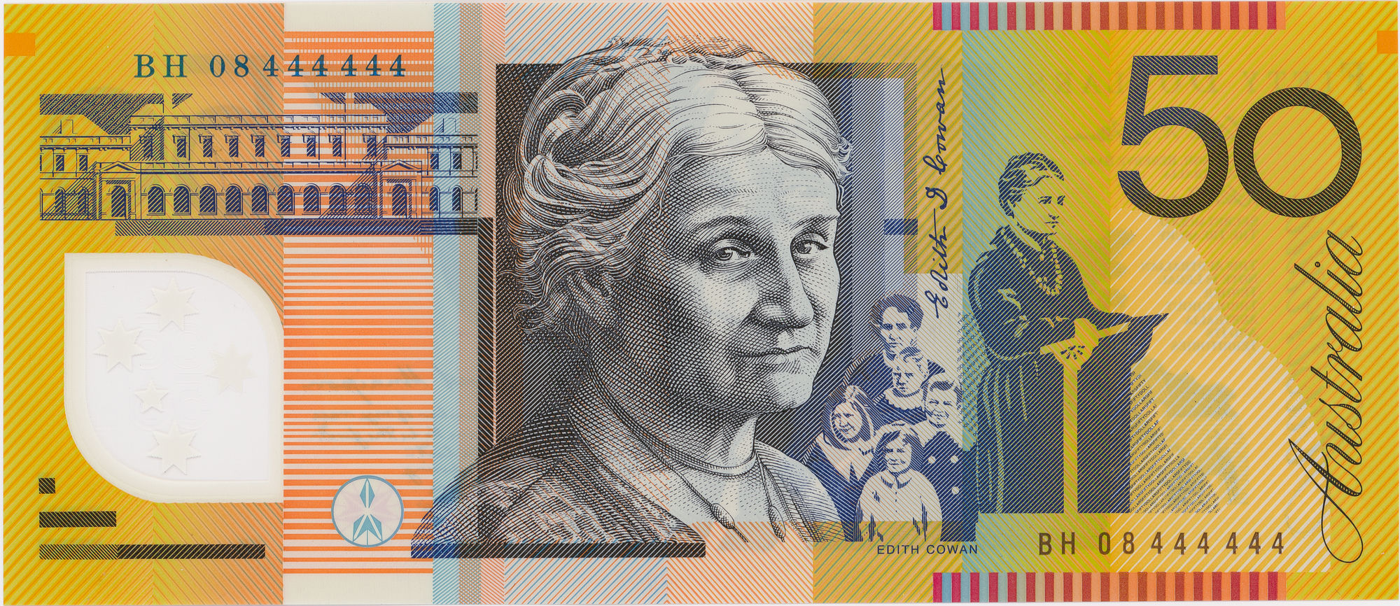 Stevens/Henry, Solid Serial, Fifty Dollars, 2008, UNC