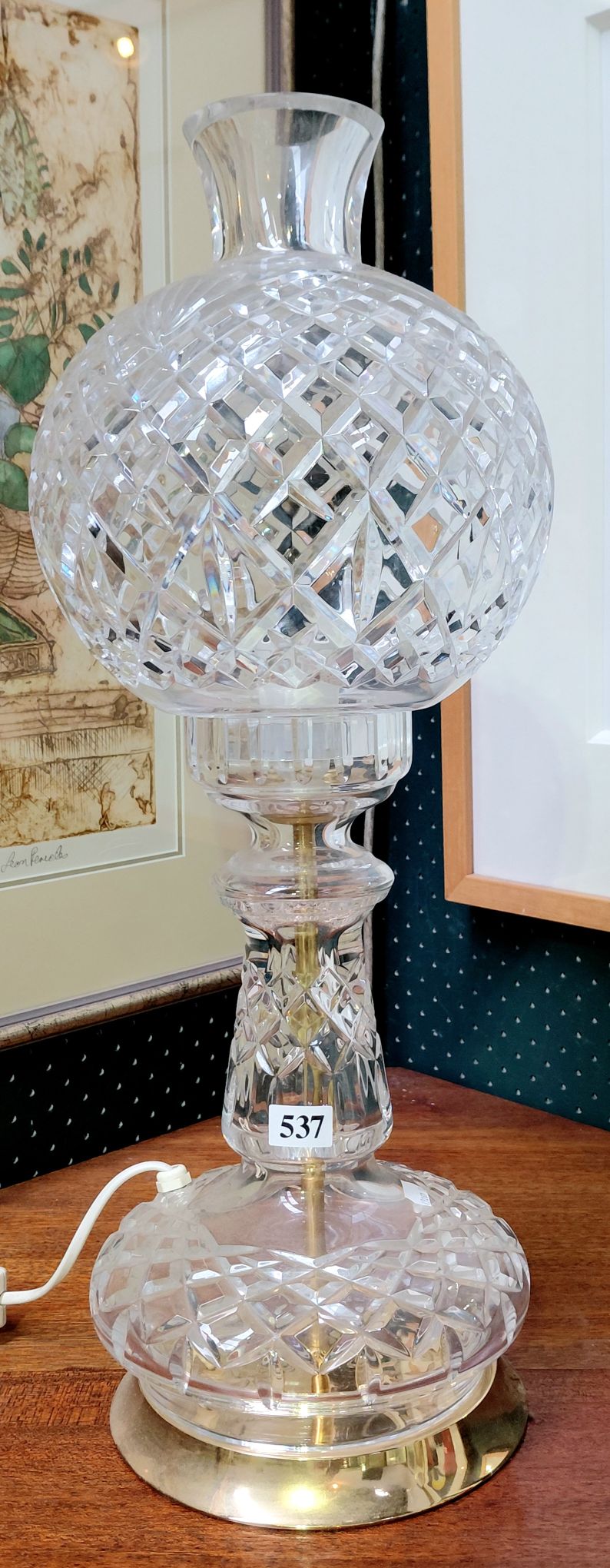 Waterford Crystal Bedroom Lamp