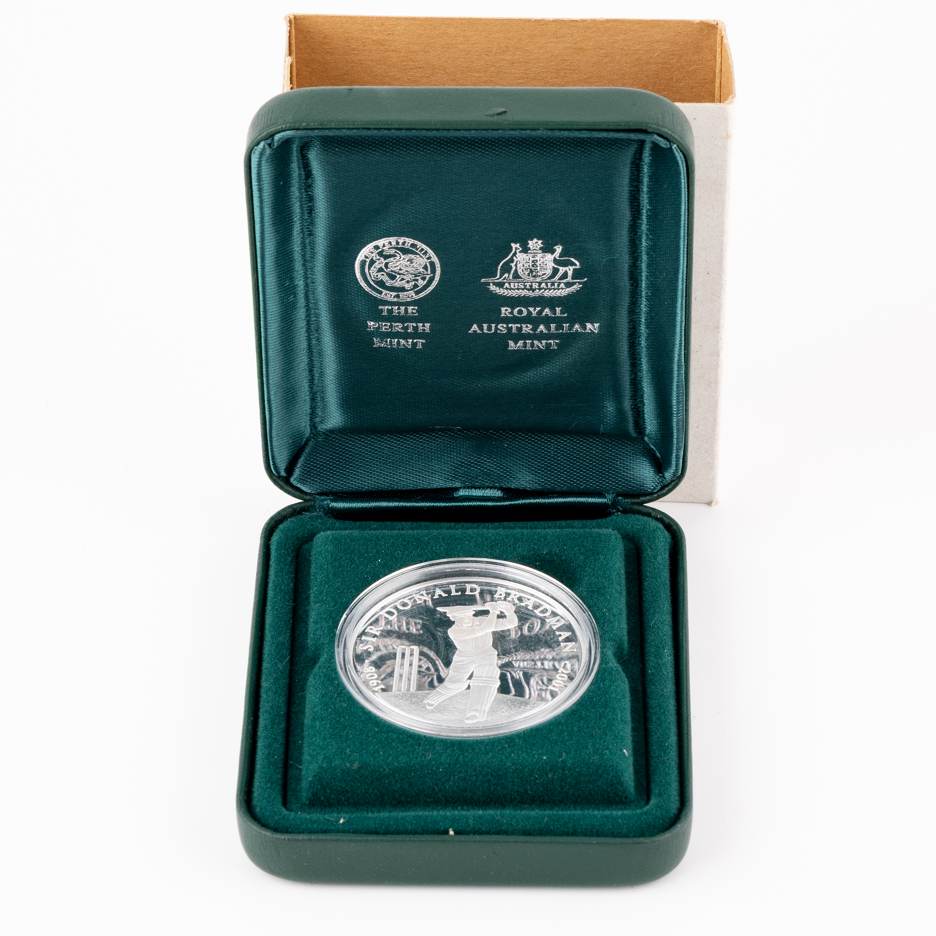 Elizabeth II, Perth Mint - Sir Donald Bradman, Five Dollars, 2001, FDC