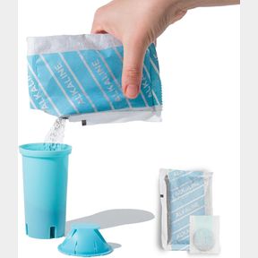 PHOX - BRITA STANDARD COMPATIBLE WATER FILTER CARTRIDGE - ECO REFILLABLE AND REUSABLE FILTER CARTRIDGE FOR BRITA PITCHER + ALKALIN