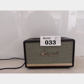MARSHALL ACTON II BLUETOOTH SPEAKER BLACK - MARSHALL ACTON II BLUETOOTH SPEAKER 50 HZ TO 20 KHZ FREQUENCY RESPONSE