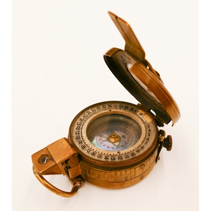 1930's Brass Compass