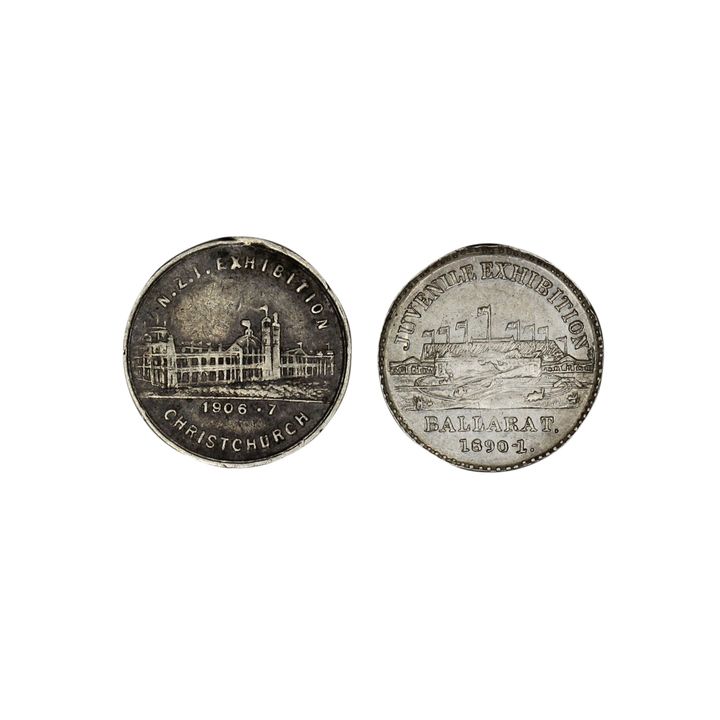 Pair, Ballarat Juvenile Exhibition, 1890/91, EF
