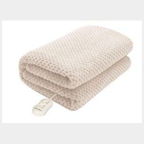 Pure Pleasure Full-Fit Sherpa Fleece Electric Blanket white Single|