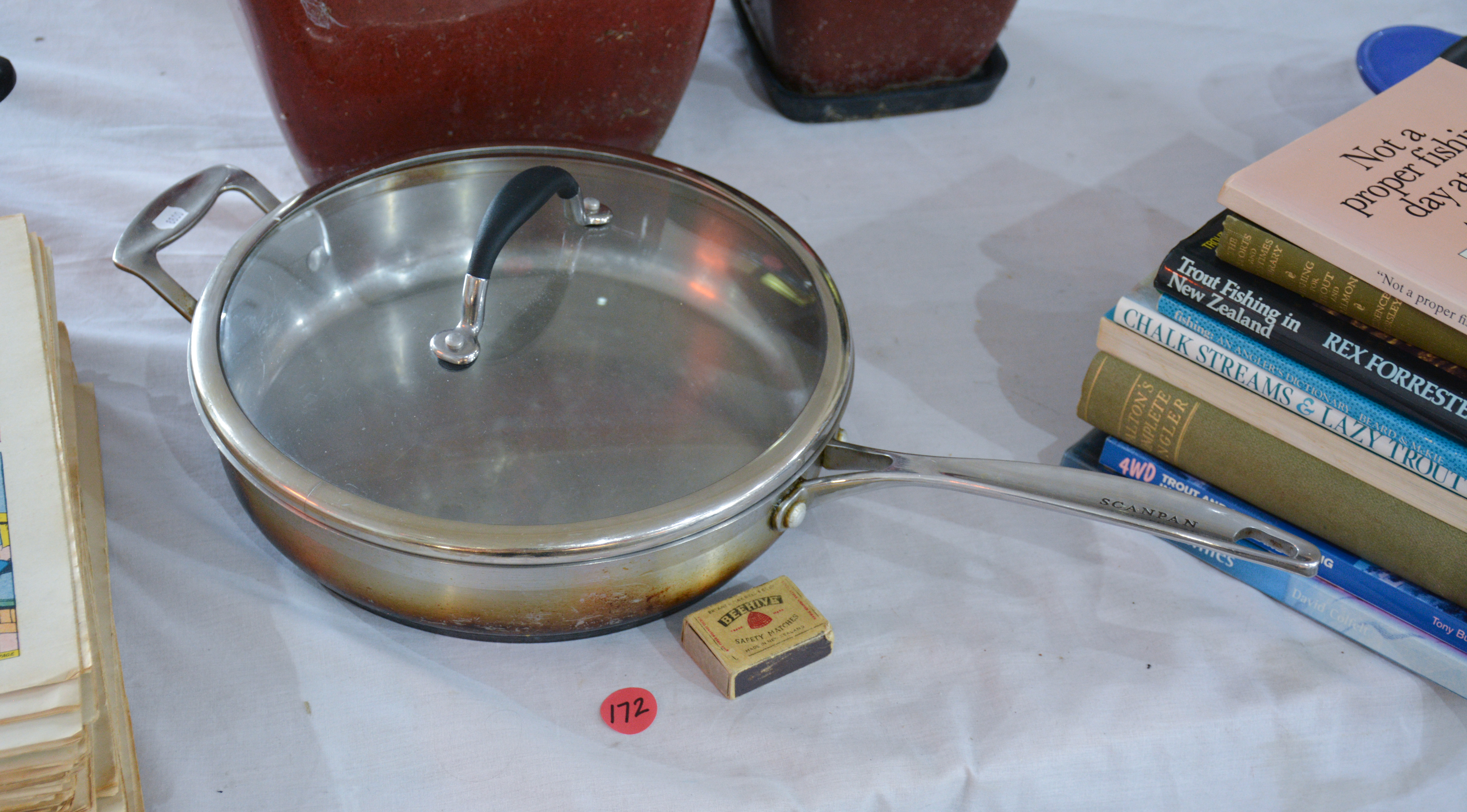 Scanpan Impact Quality Stainless Steel Lidded Pan — NZ auction result
